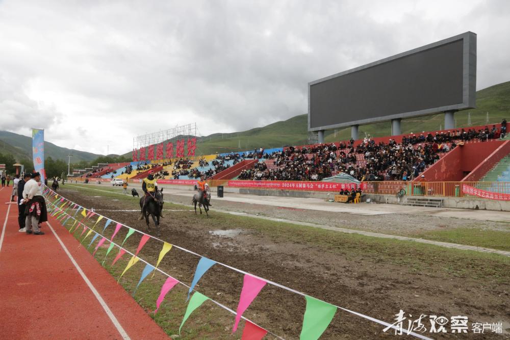 玉树举办赛马节走马预赛