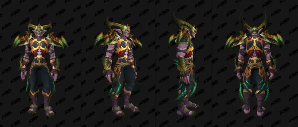 0恶魔猎手职业套装,很有恶魔的味道!