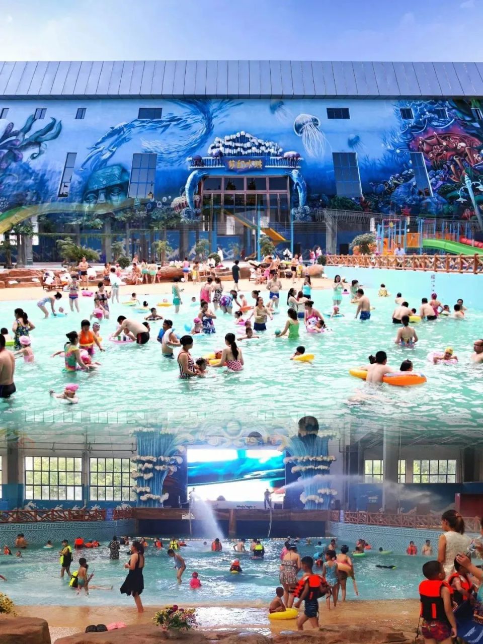 有以温泉疗养,水上乐园为主的梦幻温泉水世界