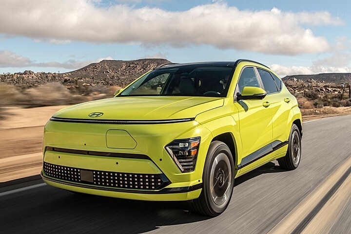 大改款现代kona电动车首演纽约车展前脸简直就是理想