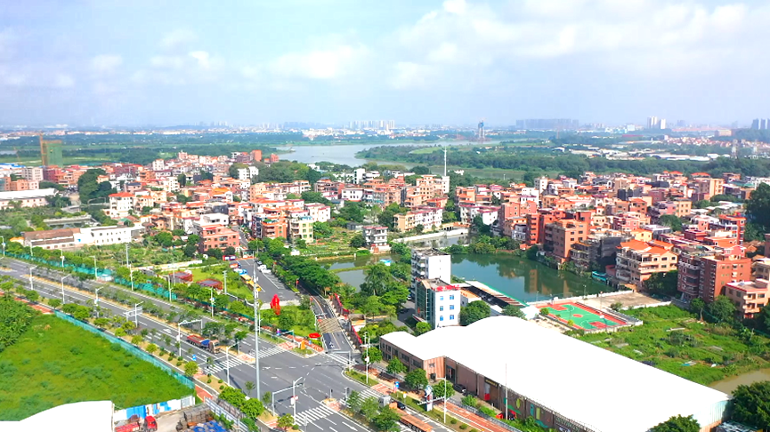 在佛山市禅城区南庄镇分流以东,这里是始建于宋真宗时期的紫洞村