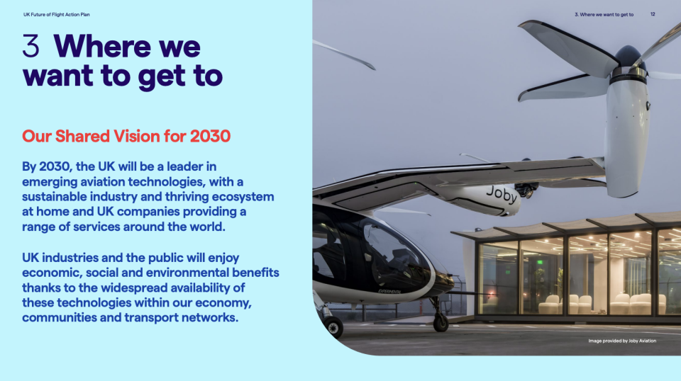 英国制定电动垂直起降evtol时间表构建4000亿革命性产业
