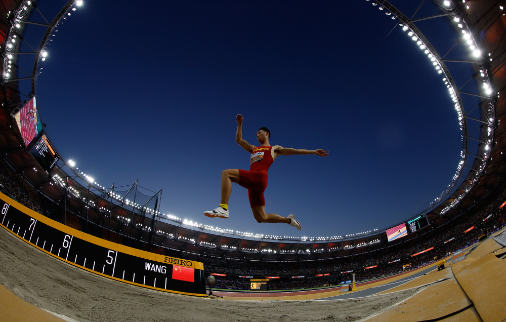 (田径世锦赛)男子跳远:王嘉男获第五名