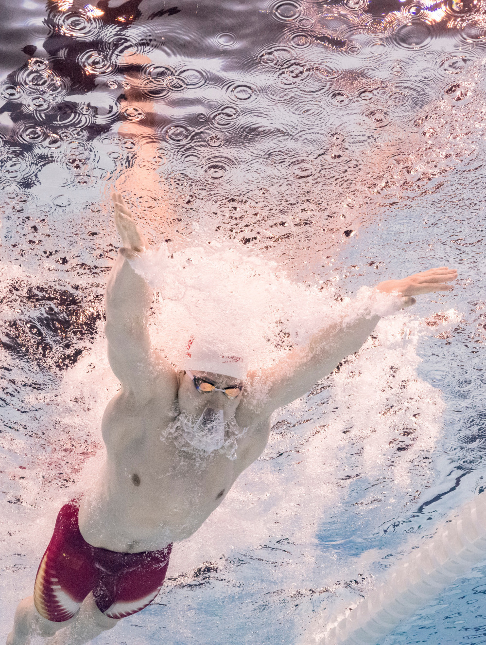 巴黎奥运会丨游泳——中国队获男子4x100米混合泳接力金牌(12)