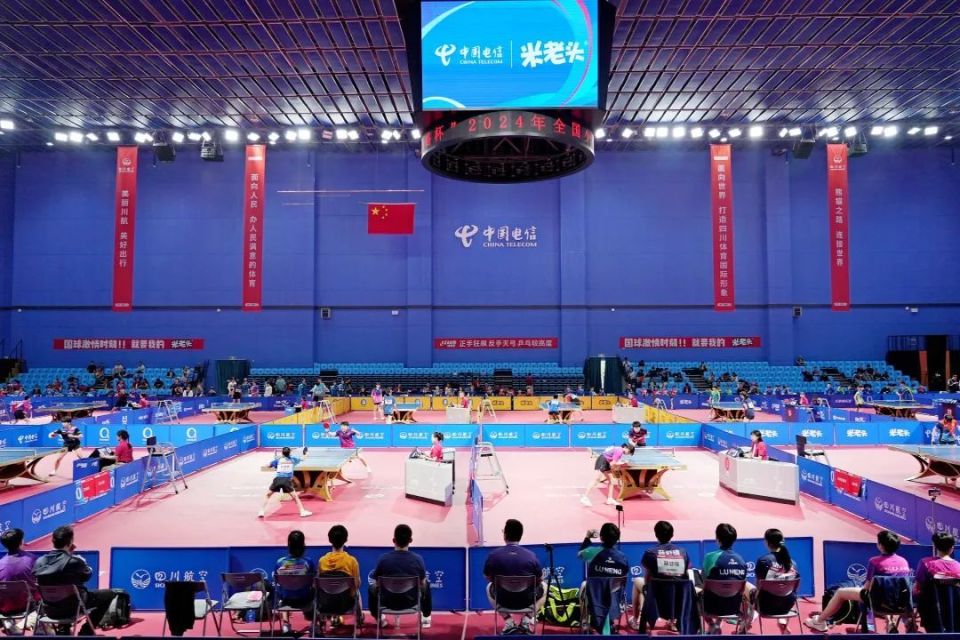 这是近三年来四川承办的比赛周期最长的全国乒乓球大赛,从4月29日起