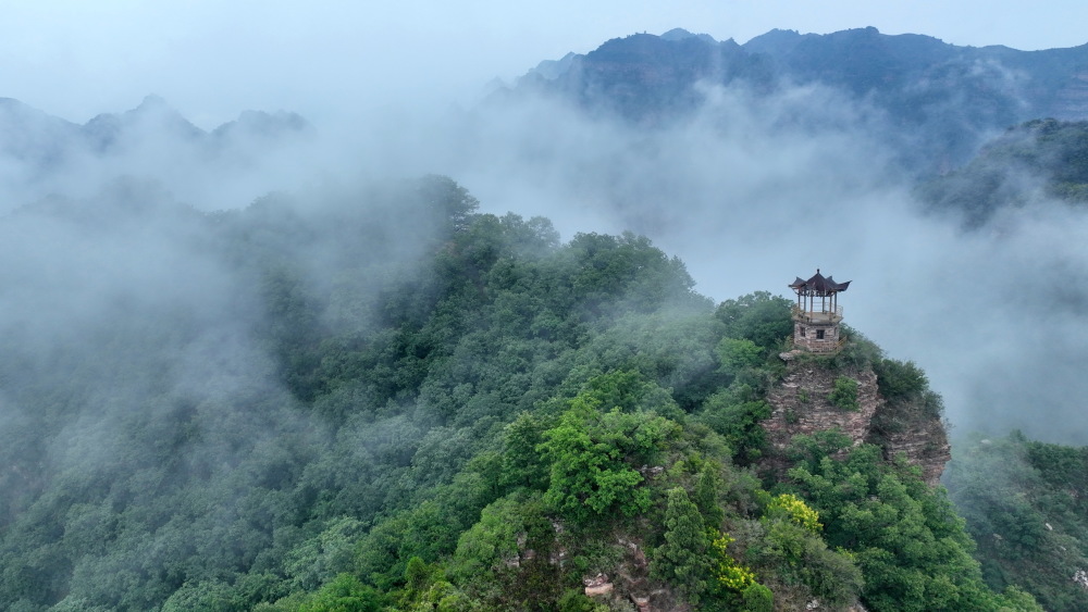 美丽中国|河北邢台:云海翻涌太行山