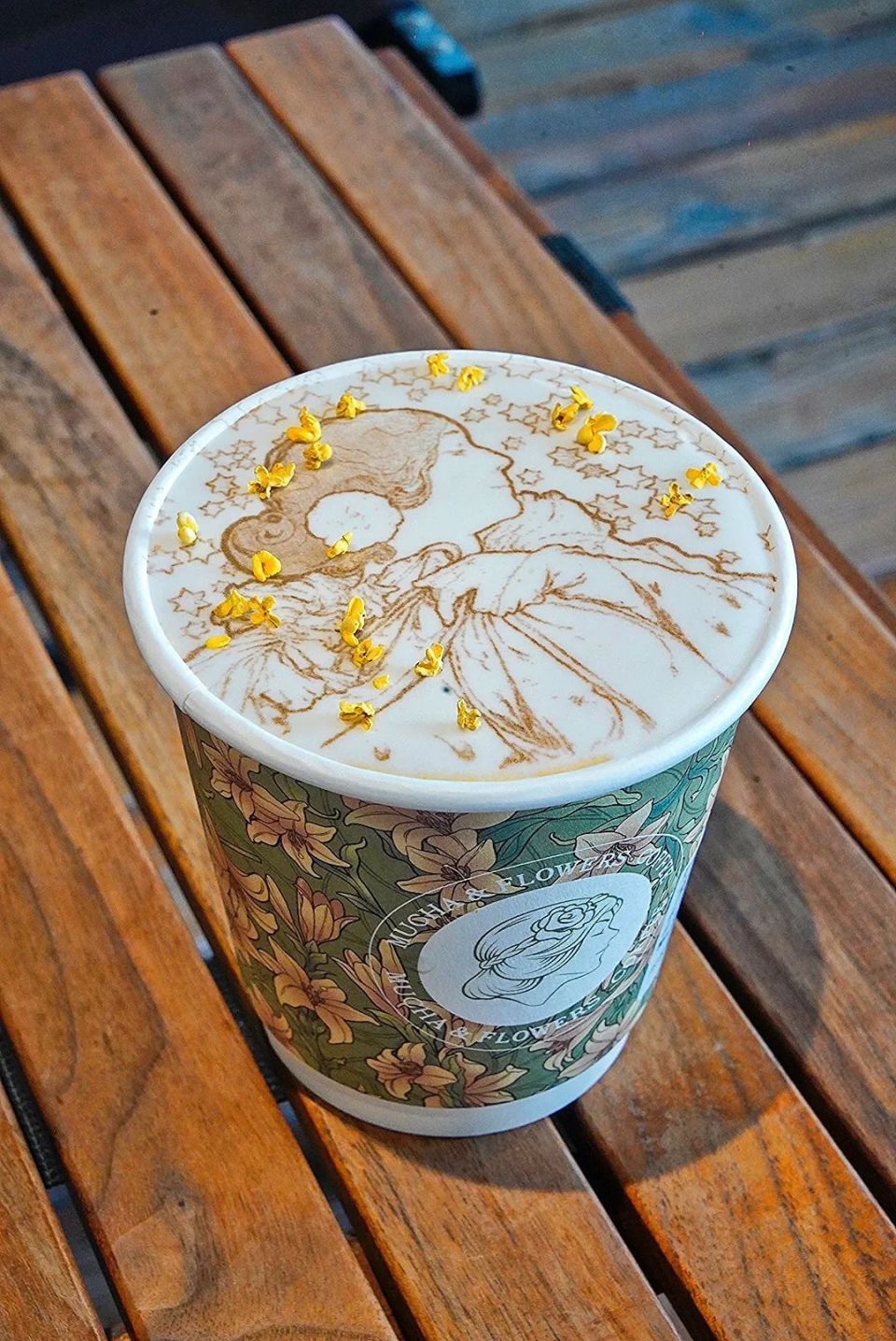 是我低估了博物馆拉花水平