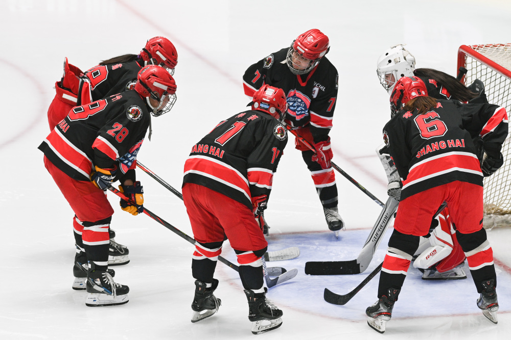 冰球中国女子职业联赛深圳昆仑鸿星队胜上海队