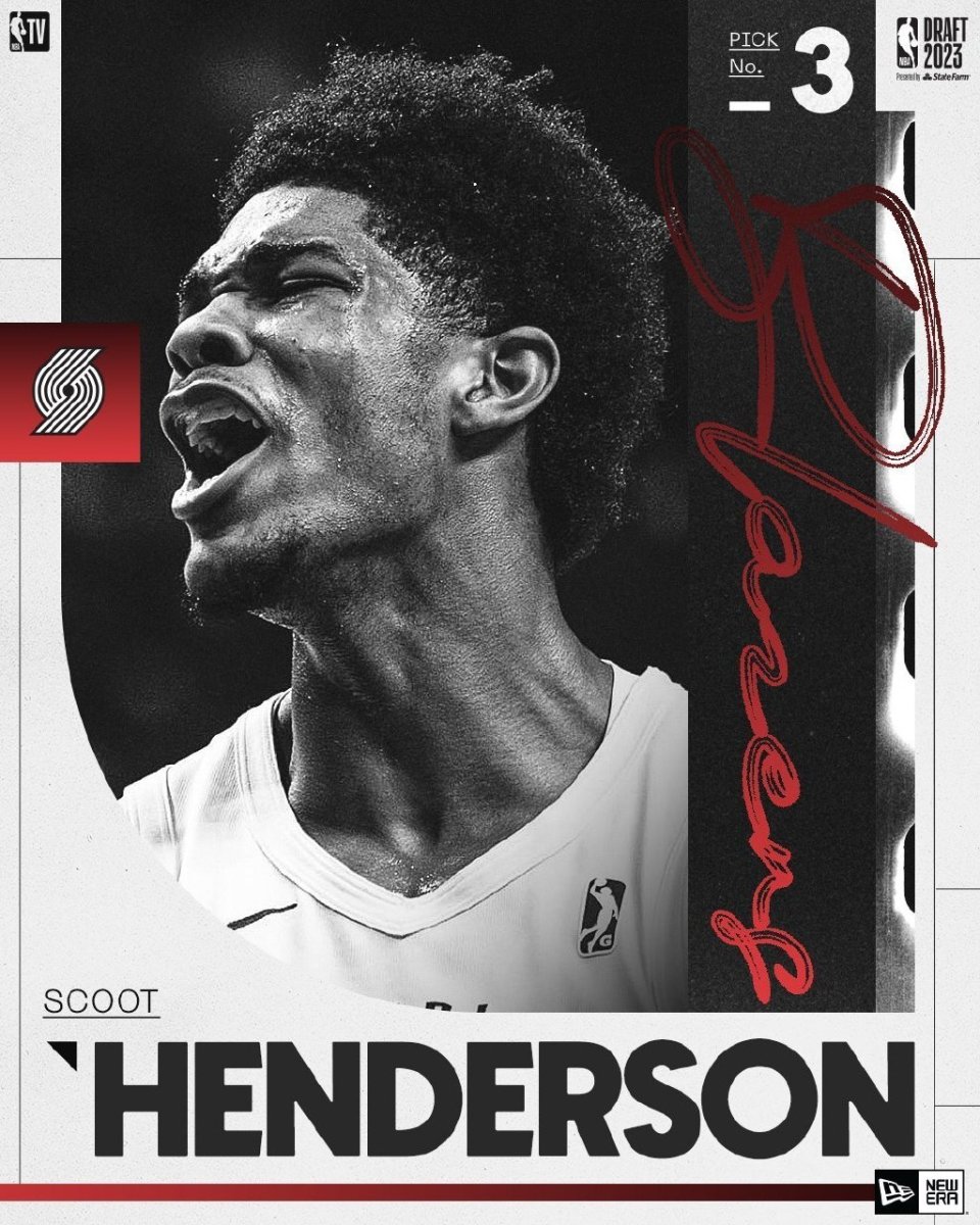 开拓者探花亨德森将穿00号 传承手套之子 甜瓜安东尼