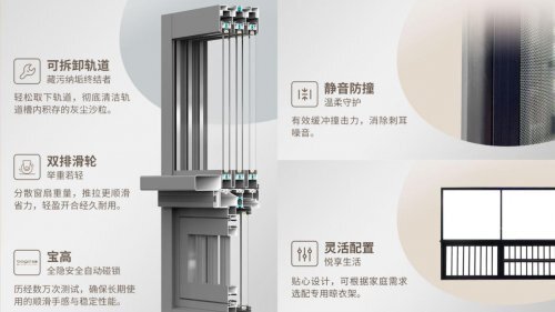把风景装进家里 维为125全景（悬浮）推拉窗