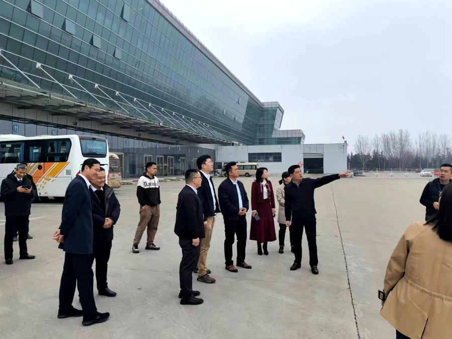 青岛顺丰速运到鲁南智慧物流产业园考察
