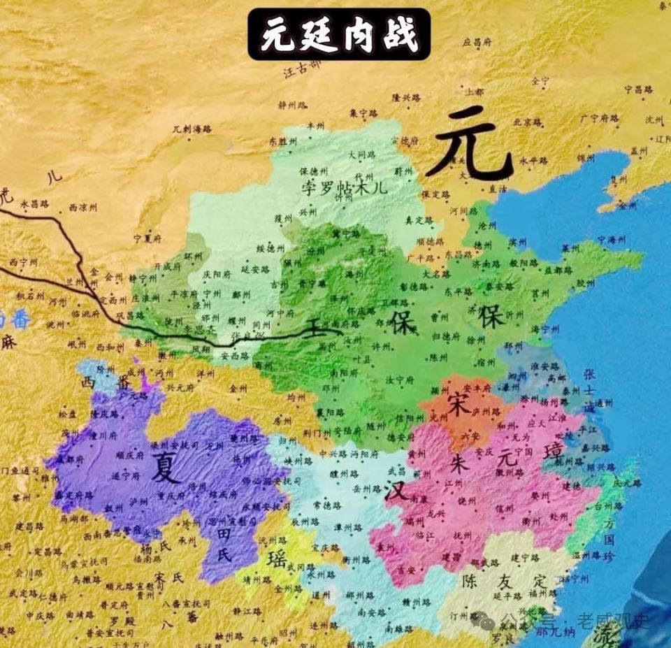 元末大乱斗:各路枭雄逐鹿中原,只有朱元璋笑到了最后