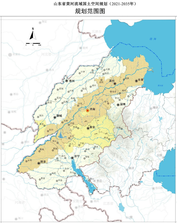 山东省黄河大堤路线图图片