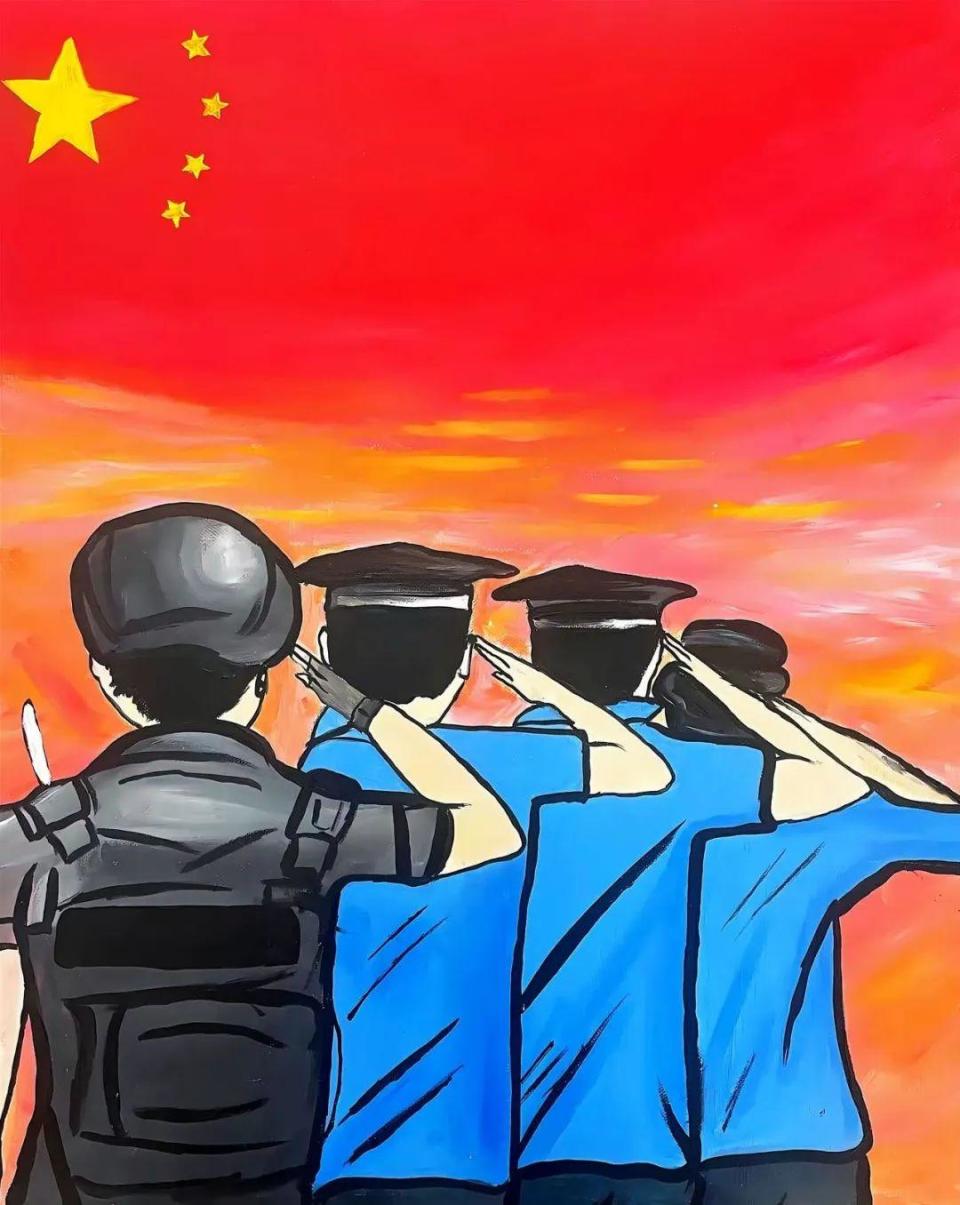 【庆祝第五个中国人民警察节】霍城公安举办主题书画作品展
