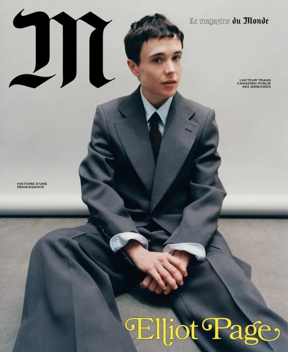 另一组杂志封面写真:《洛杉矶时报》的一组写真:《pageboy》封面:他还