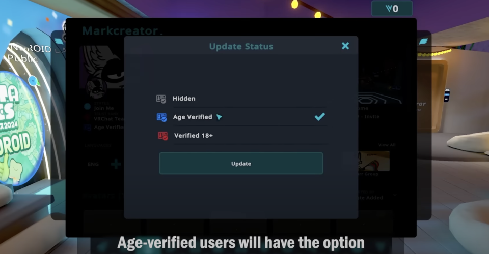 《VRChat》宣布向 VRC+ 付费用户提供年龄验证选项_腾讯新闻
