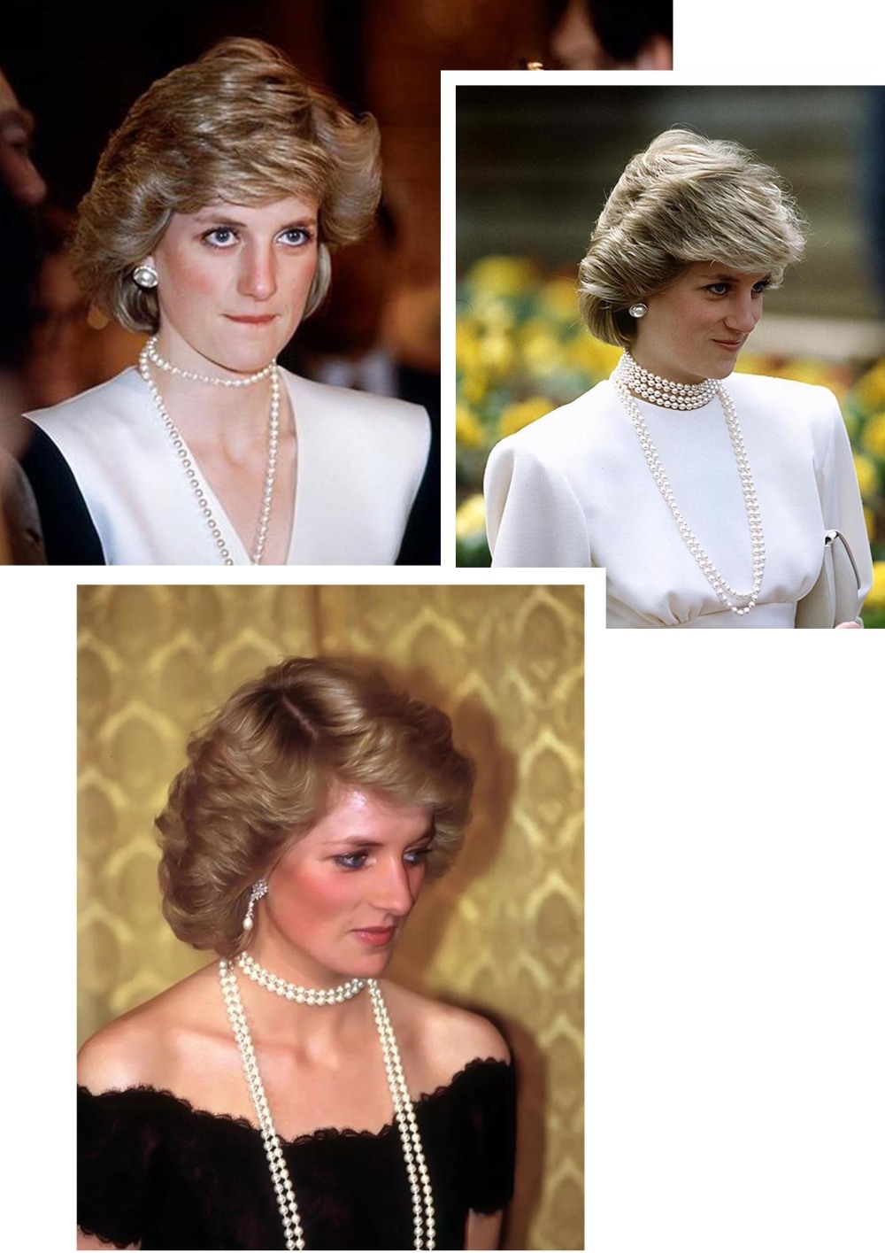 果然时髦精们都爱戴珍珠不管是妍珍还是戴妃凭珍珠项链美上热搜高级显