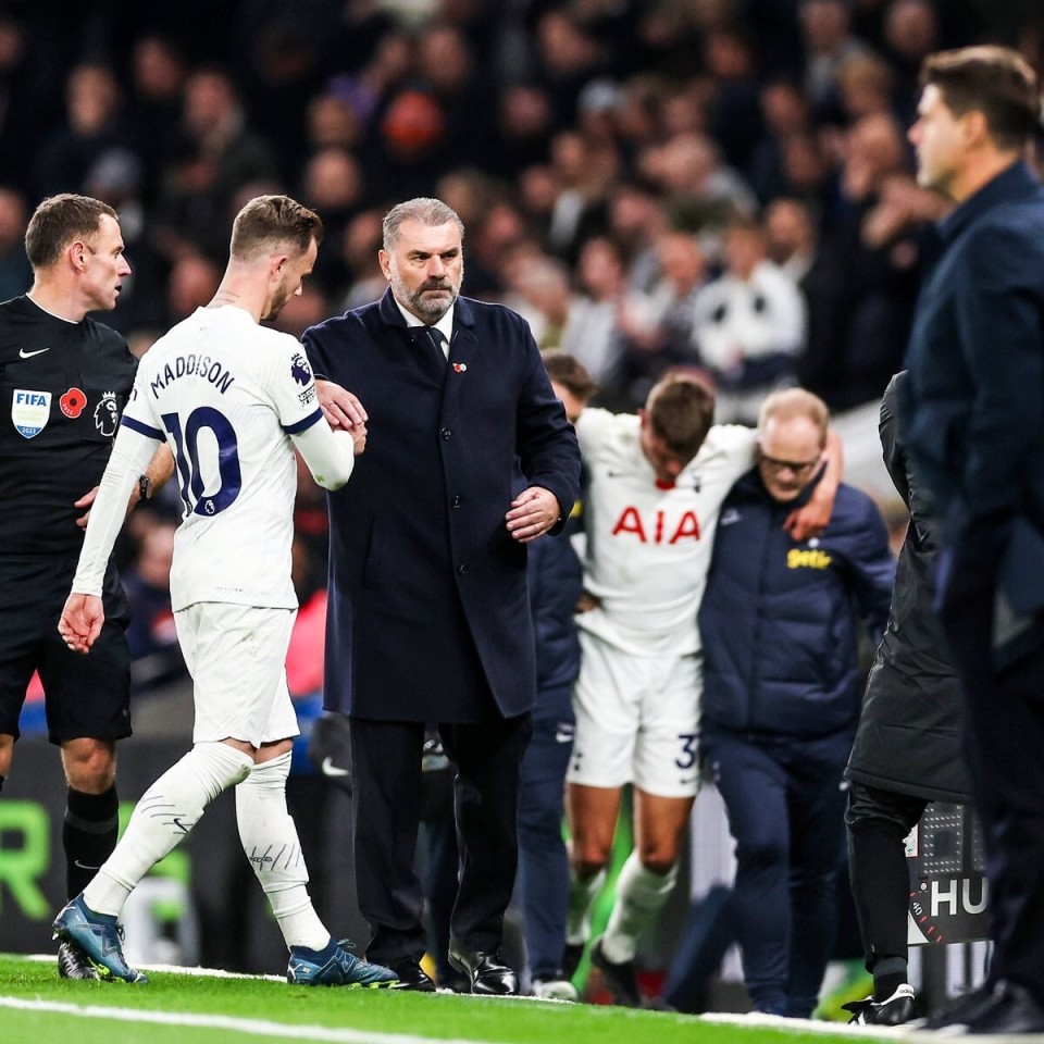 thestandard热刺谈到了有关范德芬麦迪逊伤情的消息