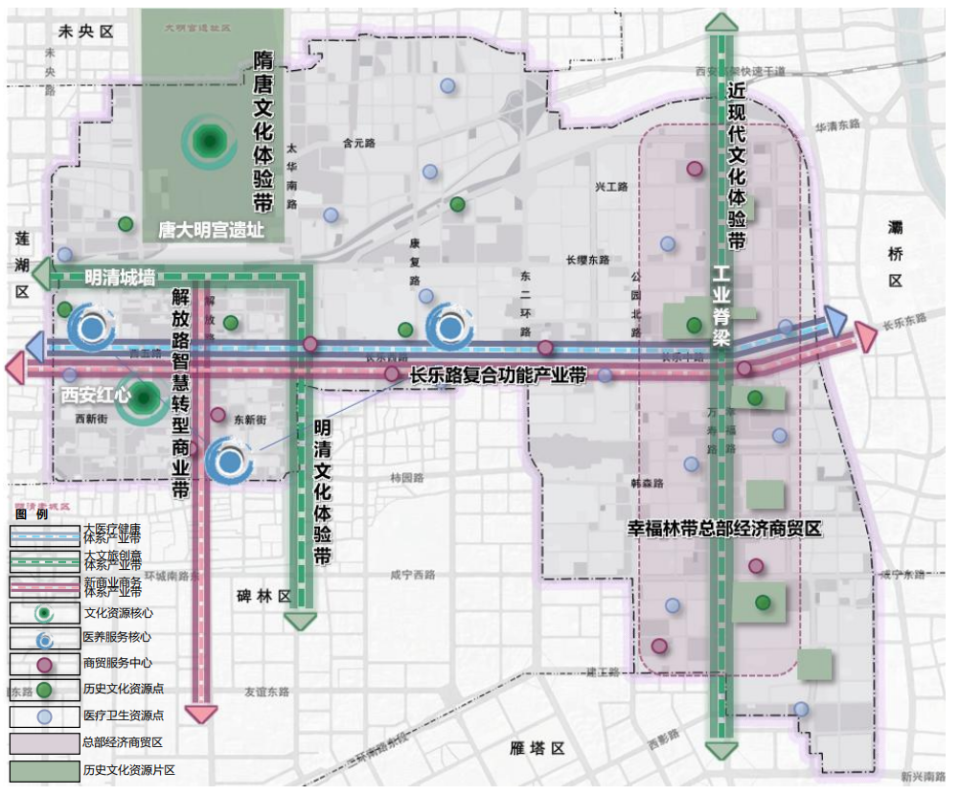 新城区《总规》:携手莲湖,碑林,共同打造大西安古都文化核心承载地!