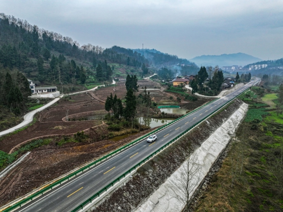 宣汉南坝复线通车南坝镇至县城车程缩减一半
