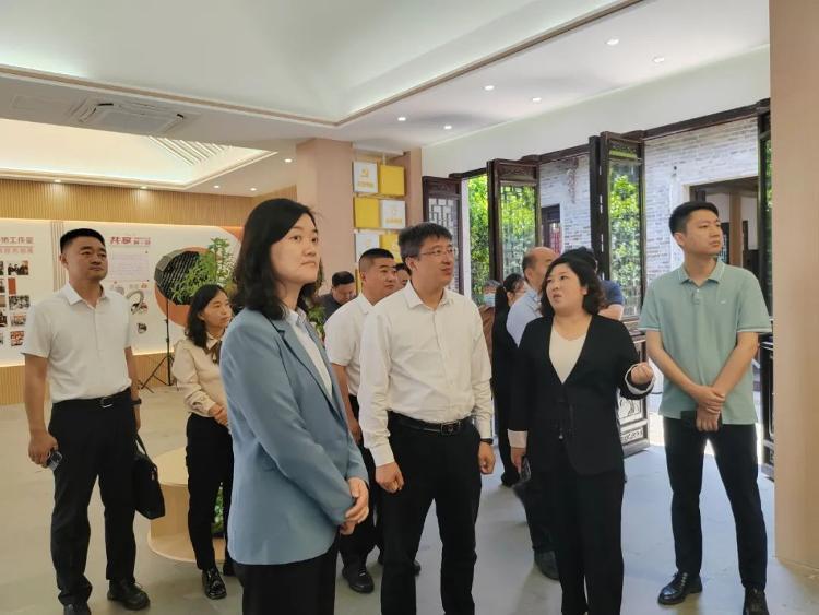 邹平市黄山街道赴江苏省考察学习基层社会治理工作