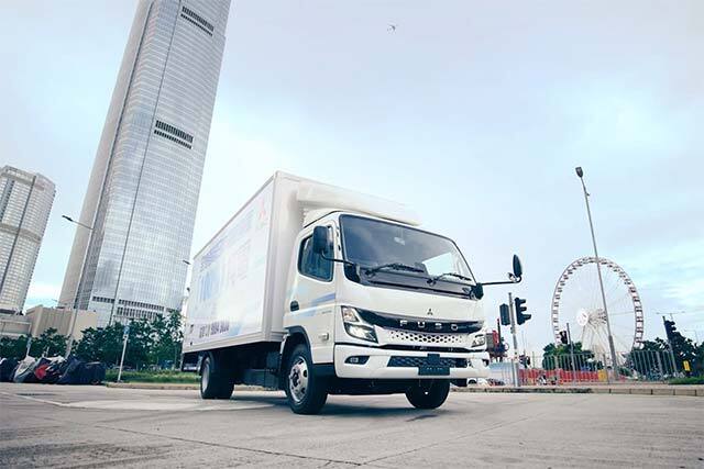 fuso ecanter 电动卡车现已在香港推出
