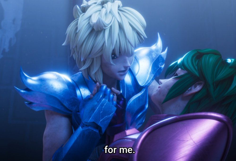 圣斗士3d动画:冰河怀抱变成妹子的瞬 米罗对卡妙发动隔空传话_腾讯