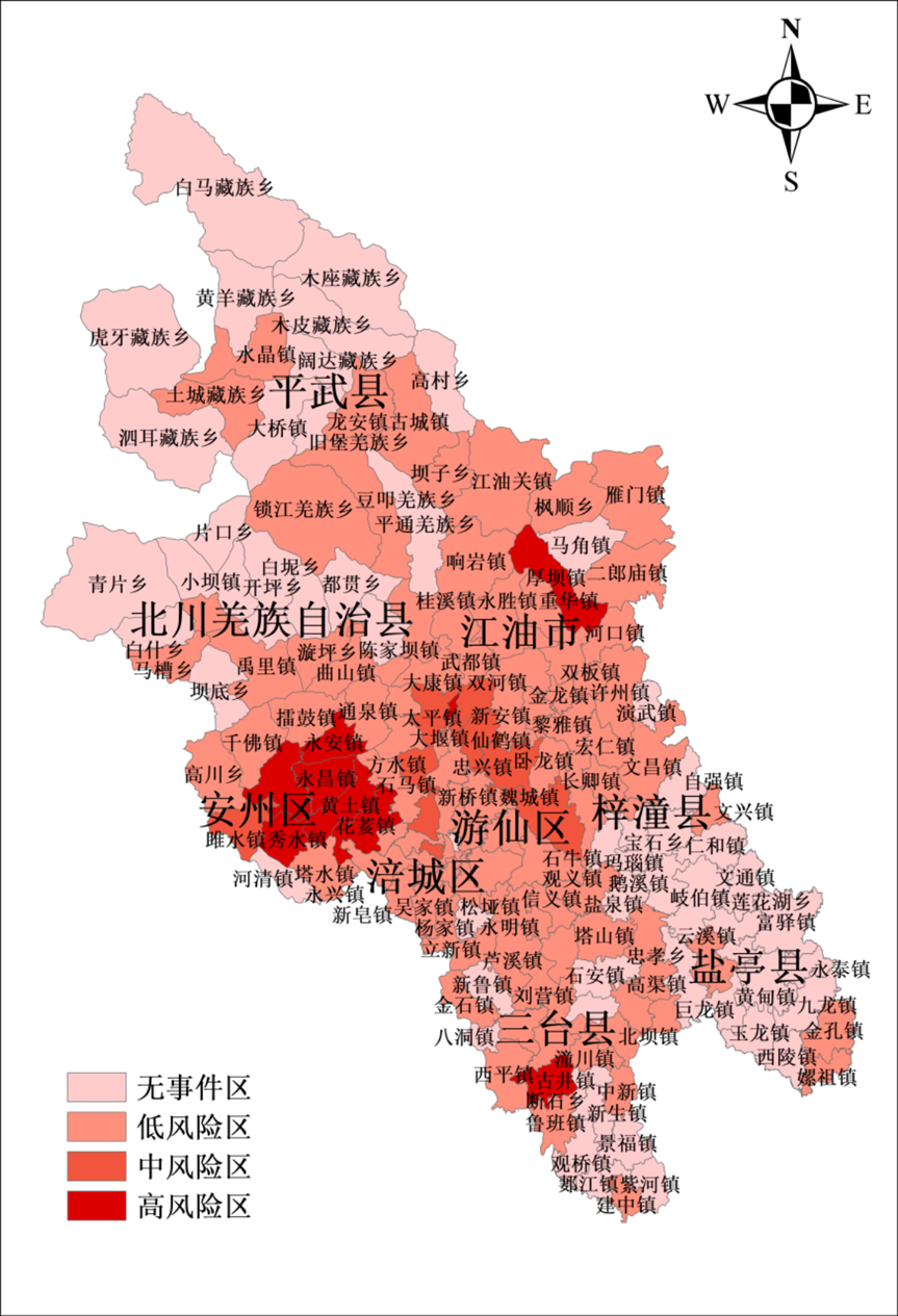 中毒风险分级地图发布,绵阳这些区域风险高
