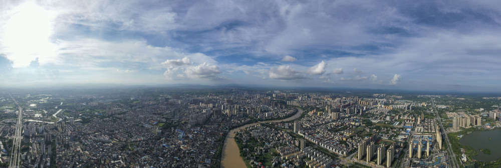 钦州全景图图片