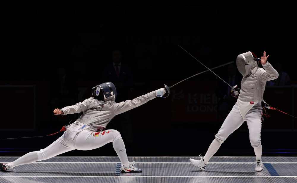 击剑——女子个人佩剑赛况