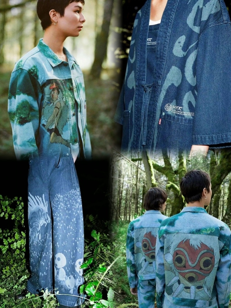 种扎染晕染的效果,幽灵公主阿桑的面具则成为核心图腾贯穿整个系列,将