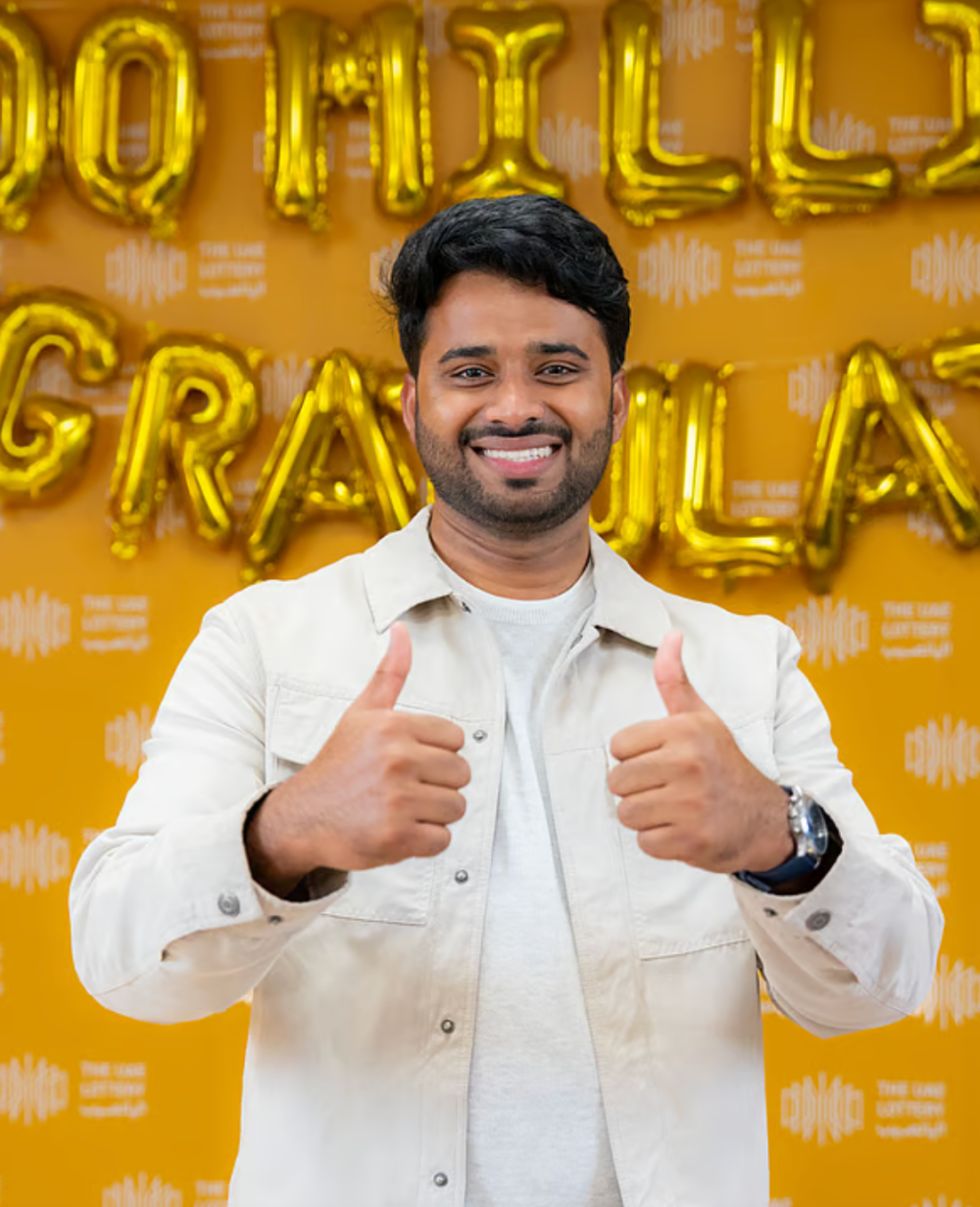 1亿迪拉姆巨奖获得者谈如何分配奖金｜“不会辞职，想带父母来阿联酋，还要在岛上买房”-腾讯新闻