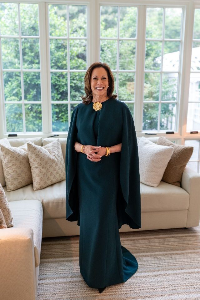 美国副总统卡玛拉·d·哈里斯身着chlo07出席为肯尼亚总统鲁托举行