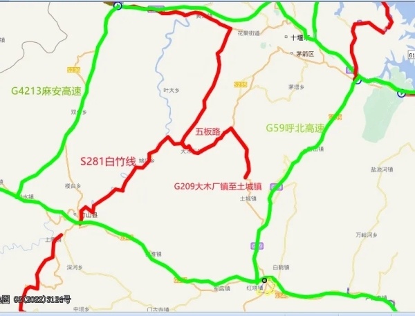 附图8:竹山县禁限行区域附图9:竹溪县禁限行区域