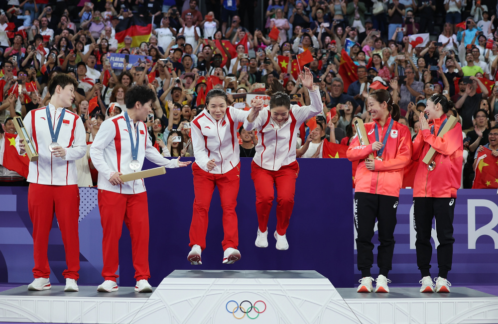 巴黎奥运会|羽毛球——女双:陈清晨/贾一凡夺得金牌(8
