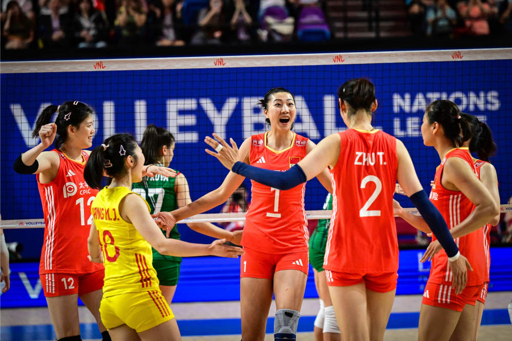 中国女排奥运形势:领先扩大到46.99分,3-0完胜保加利亚