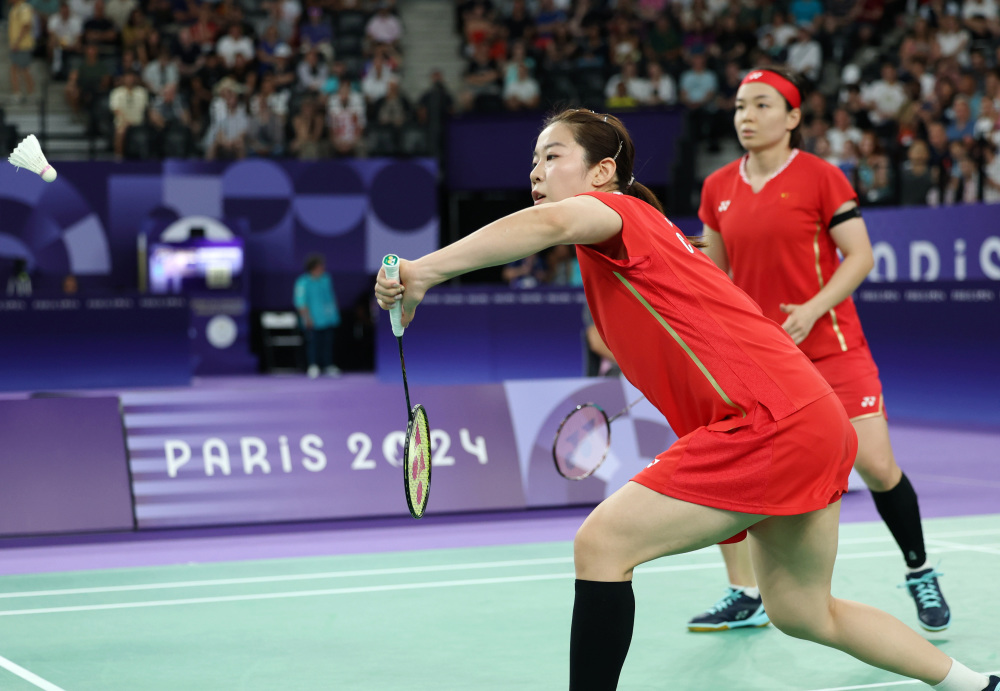 巴黎奥运会|羽毛球——女双:陈清晨/贾一凡晋级决赛(3)