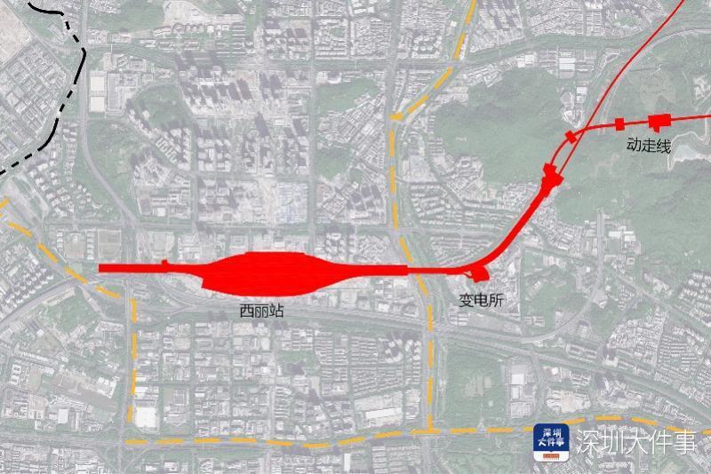 深圳枢纽西丽站及赣深高铁正线规划公示