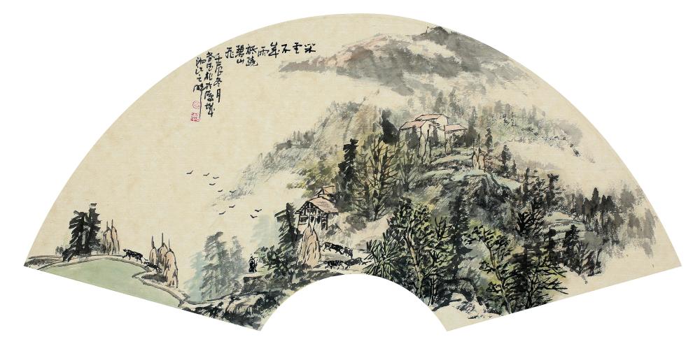 画家汤春德,我很耳熟,似曾听好友王平提起过,其人师从冯兰芳,水墨技法