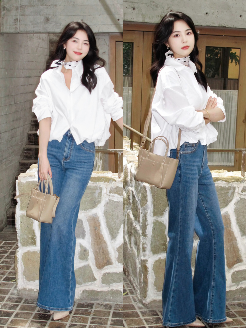 Gallery - Áo sơ mi đã trở nên vô cùng phổ biến trong mùa hè này, và chúng trông rất thanh lịch và sành điệu khi kết hợp với quần short, chân váy hoặc quần dài! - image 7