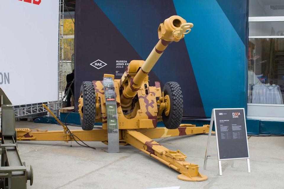 苏制122毫米榴弹炮 d-30 / 2a18-腾讯新闻