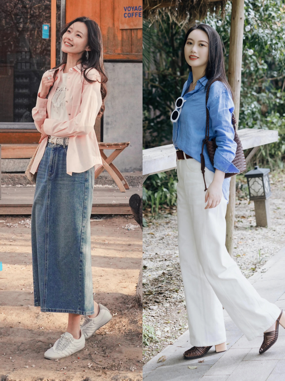 Gallery - Áo sơ mi đã trở nên vô cùng phổ biến trong mùa hè này, và chúng trông rất thanh lịch và sành điệu khi kết hợp với quần short, chân váy hoặc quần dài! - image 8