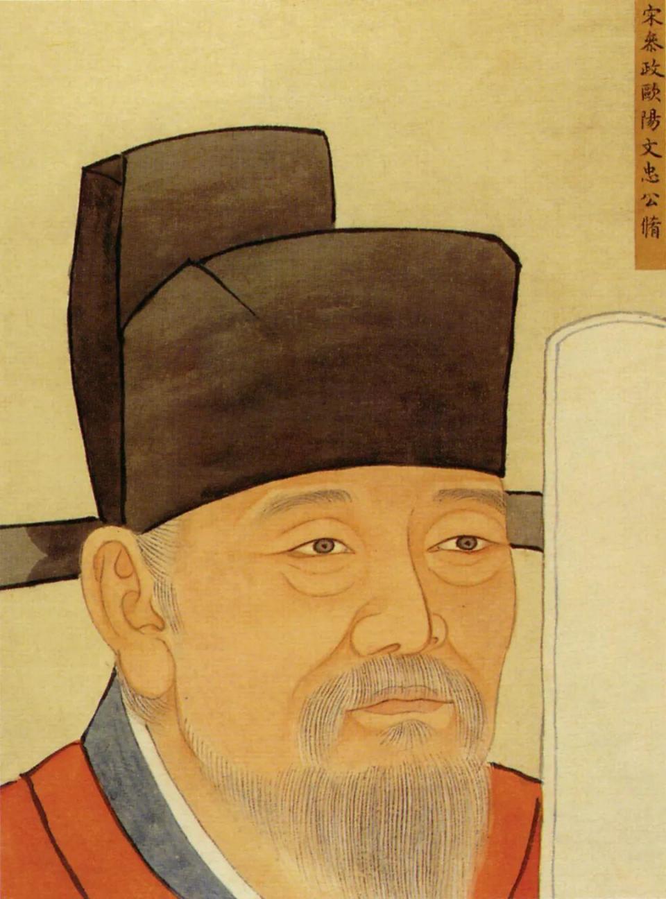 欧阳修画像.图源:网络欧阳修对于自家的鹦鹉用情很深.