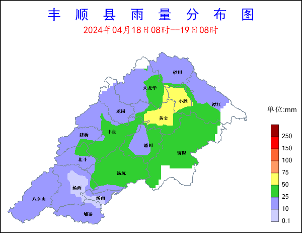 7毫米,最大降水量60毫米,出现在丰顺县小胜镇油茶科技园.