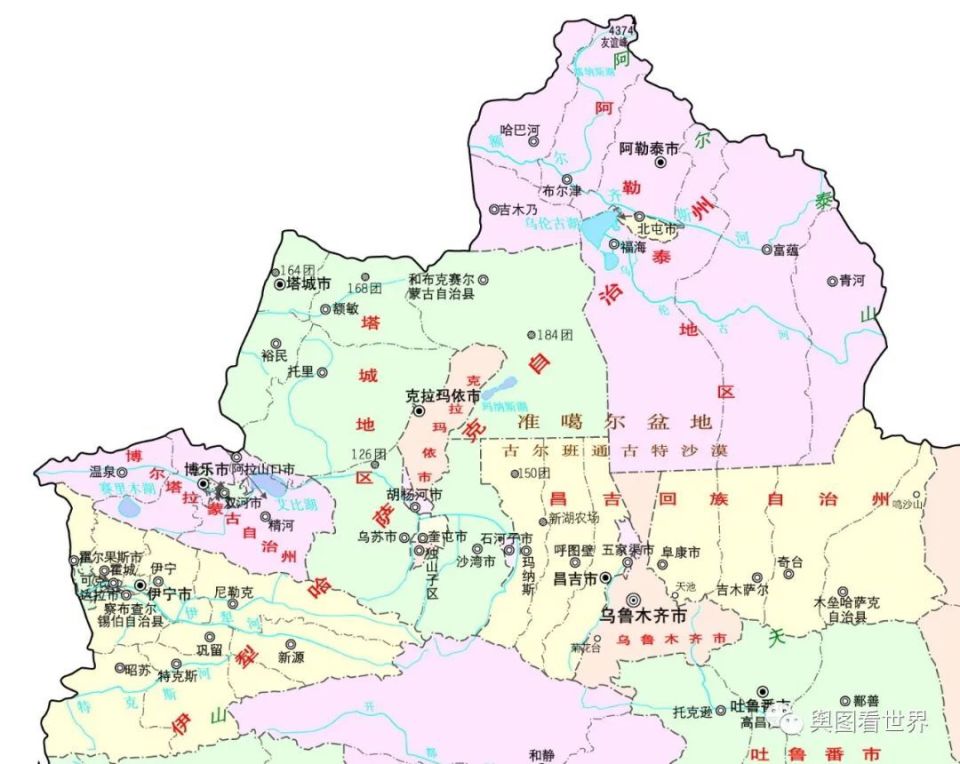 伊犁州到底是副省級還是地級建議釐清區劃塔城地區和阿勒泰地區完全