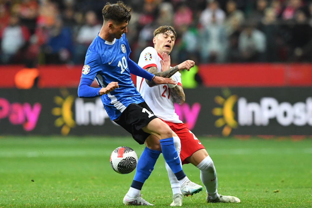 足球欧锦赛预选赛附加赛波兰胜爱沙尼亚