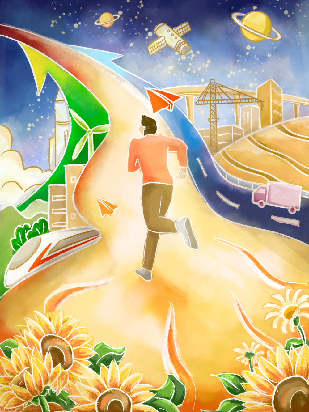 漫画作者:袁榕近日,由中央网信办主办的2023中国正能量网络精品征集