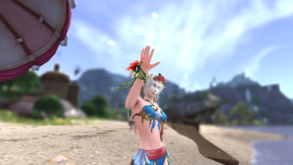 魔兽世界六月泳装奖励,超美截图