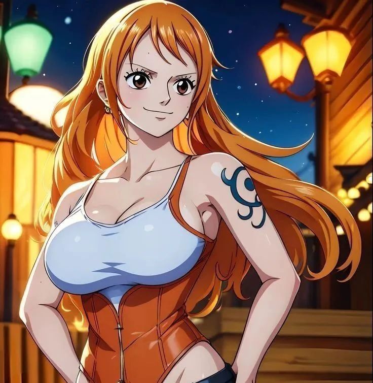 海贼王,泳装娜美,美丽性感大方