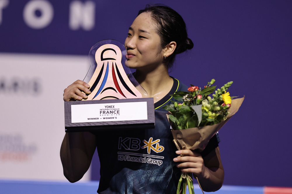 羽毛球法国公开赛安洗莹女单夺冠